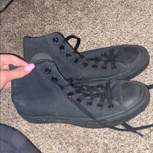 All black converse